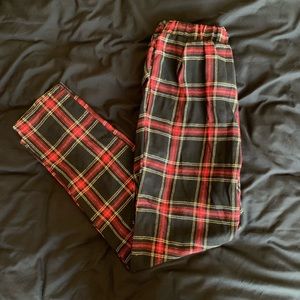 Jhenya Red Plaid Trouser - Small